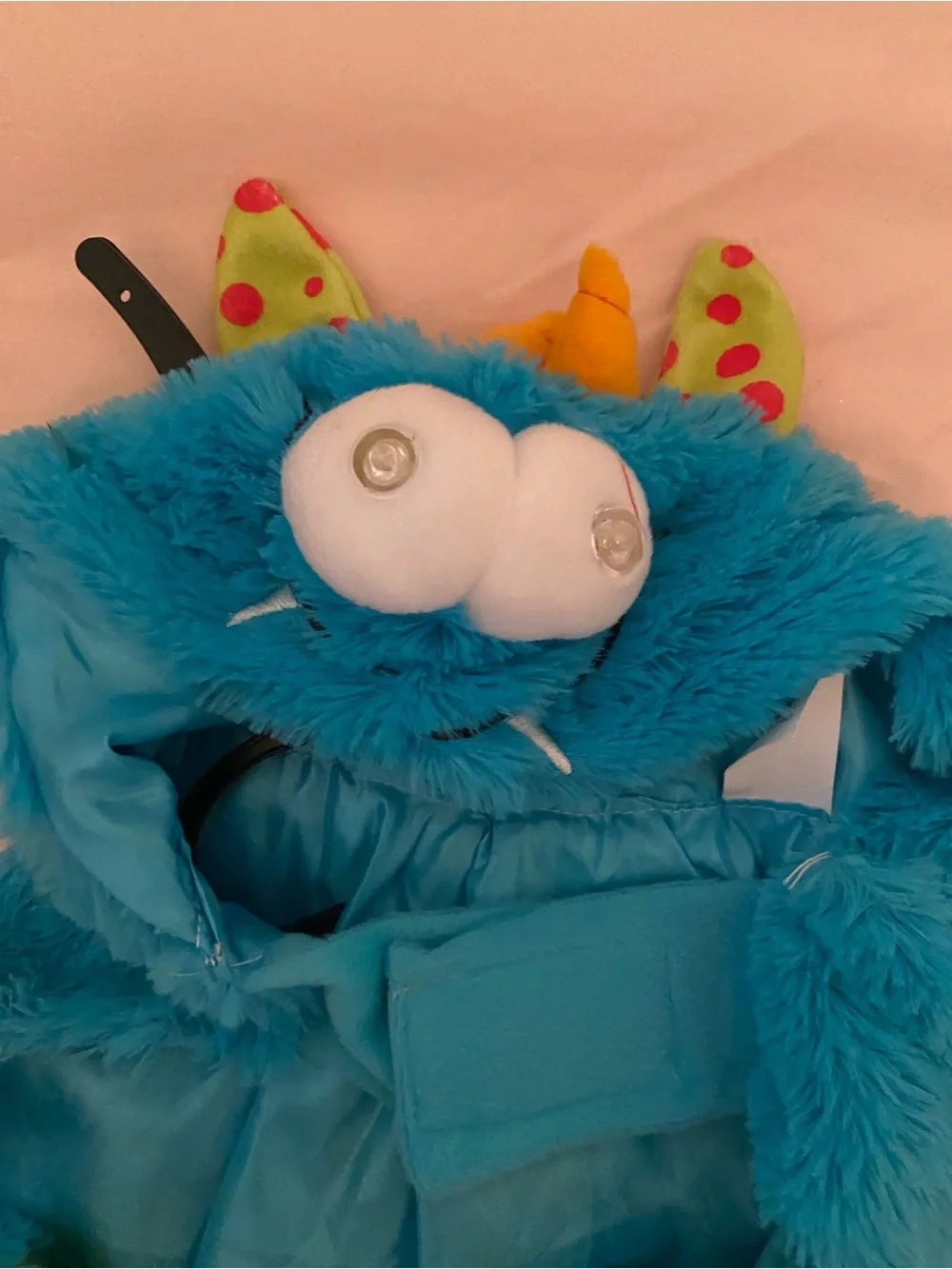Martha Stewart Blue and Purple Plush Monster Dog Costume Set of 2 - NWOT - Large